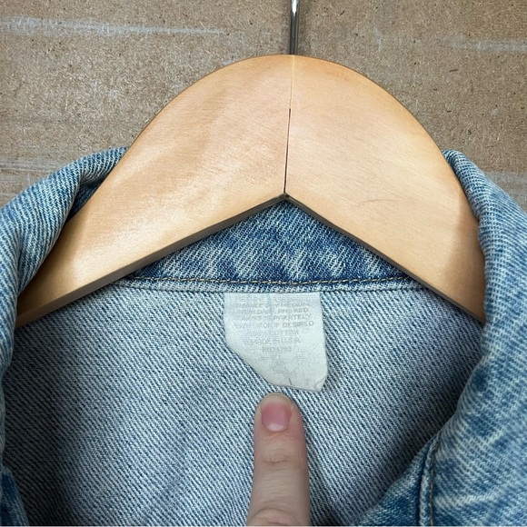 Vintage Lee Denim Vest Light Wash Western Rodeo Classic 100% Cotton Womens L - Picture 4 of 4